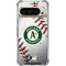 MLB Oakland Athletics Game Ball Pixel 9/9 Pro Clear Case